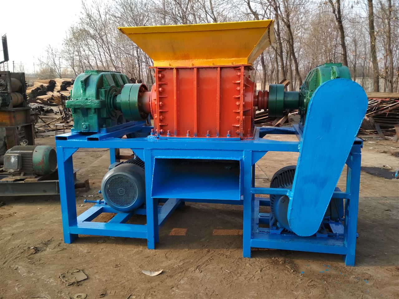 通用型双轴撕碎机多功能撕裂机